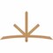 Ekena Millwork Alberta Smooth Timber Gable Bracket, Western Red Cedar, 72"W x 39"H x 1 1/2"D x 3 1/2"F, 13/12 Pitch GBW072X39X0204ALB00SWR - alternate 1